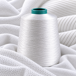 White 100% <b>Polyester</b> <b>Yarn</b> 68/36 Denier For Textile Knitting Fabric Formation Garment Accessories And Embroidery Thread Supply - Product Image 5