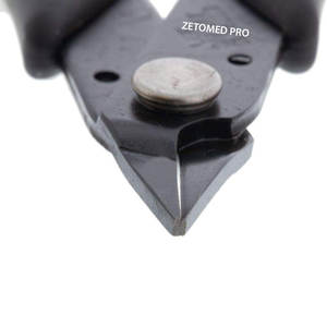 Pinzas de punta curva aplanada de plástico de alta calidad, profesionales y personalizables para la fabricación de joyas y collares. - Product Image 2