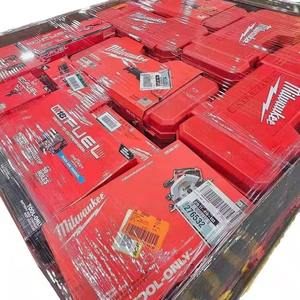 Palettes d'outils Milwaukee de qualité supérieure, vente en gros, outils électriques et outils manuels mixtes, batteries, chargeurs, accessoires, pour petites entreprises - Product Image 2