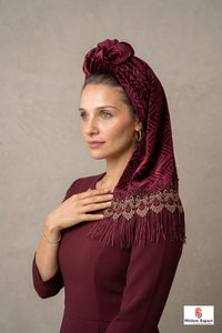 High Grade Custom Printed <b>Square</b> <b>Scarf</b> With Tassel Soft Lightweight Womens Fashion Headscarf OEM Manufacturer - Product Image 5