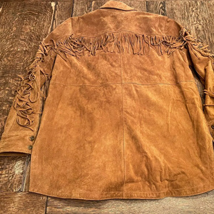 Original Cowhide Cowboy <b>Men's</b> <b>Suede</b> Leather <b>Jacket</b> Good Price Premium Quality Autumn Winter <b>Men's</b> <b>Suede</b> Leather <b>Jacket</b> - Product Image 2