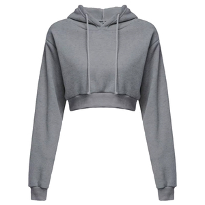 Nouvel Arrivage – Sweat à Capuche Court Femme Très Vendu – Qualité Supérieure 100% Coton Respirant Tricoté - Product Image 5