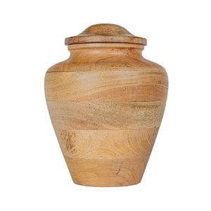 Luxury Wooden Funeral Urn for Human Ashes Handmade <b>Memorial</b> Cremation Keepsake Decorative Adult Wooden Ashes Container For Sale - Product Image 1