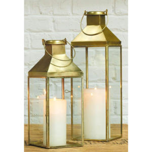 Lanterne en métal hexagonale au design parfait avec panneaux en verre et porte à charnières pour la décoration de la maison - Product Image 6