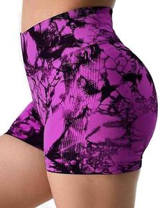 Women Professional Quick-Dry Workout <b>Shorts</b> 3.6" Scrunch <b>Shorts</b> Seamless High Waist Contour <b>Gym</b> Yoga Biker Shaper Stretch <b>Shorts</b> - Product Image 2