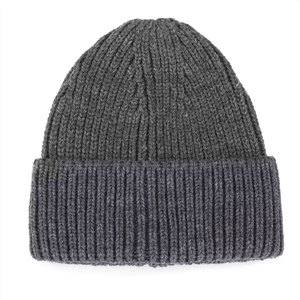 Unisex Solid Color Ribbed Knit Beanie <b>Hat</b> 100% Acrylic <b>Winter</b> Warm Casual Style for Adults 56-58CM Head Circumference - Product Image 2