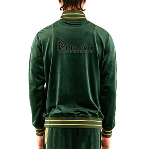 Custom Women Velvet Tracksuit Set Hoodie and Jogger Pants Soft Polyester Spandex Fabric Casual Sportswear OEM ODM - Product Image 4