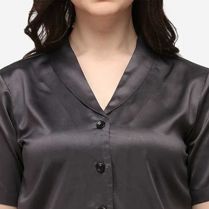 Ropa de Dormir para Mujer, Conjunto de 2 Piezas, Ropa de Noche/Traje de Alta Calidad, Ropa de Casa, Conjunto de Pijama de Seda - Product Image 4