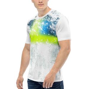 Camiseta de Manga Corta para Hombre, Cuello Redondo, con Estampado Sólido, Transpirable, Tejida, 100% Algodón, Casual, Ecológica, de Secado Rápido, Corte Holgado - Product Image 4