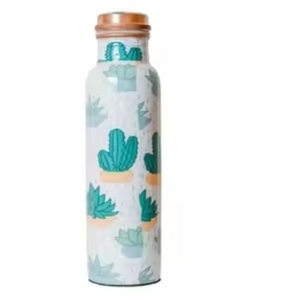 <b>Drinking</b> Juices Health Benefits <b>Copper</b> Water Decorative Kitchenware Fruits Juice Storage Design Enamel Printed <b>Copper</b> <b>Bottle</b> - Product Image 4