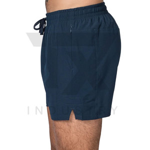 Pantalones Cortos Deportivos para Hombre, Diseño de Entrenamiento, Poliéster, para Gimnasio, Fitness, Running y Ejercicio - Product Image 4