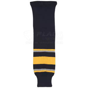 Nouvelles arrivées : Chaussettes de hockey sur glace pour équipe, avec bord élastique et ajustement confortable pour l'entraînement et les matchs. - Product Image 2
