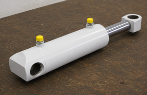 Vérin hydraulique à tête à bride boulonnée, robuste, à double effet, avec supports de fixation à fourche intégrés - Product Image 5