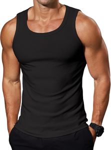 Camiseta sin mangas de punto piqué para hombre, de algodón texturizado, estilo casual elegante, chaleco de verano transpirable, ropa diaria, venta al por mayor. - Product Image 2