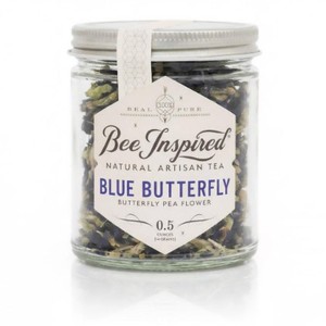 Poudre de fleurs de pois papillon séchées, colorant naturel bleu à base de plantes, pour cocktails, mocktails et thé Blue Velvet. - Product Image 1