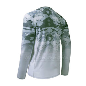 Camisa de Pesca OEM ODM para Hombre, Ligera, Transpirable, de Secado Rápido, Protección Solar UPF 50+, Ropa para Actividades al Aire Libre - Product Image 2