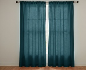 Cortinas de Algodón Lavado Hechas a Mano, Cortinas Decorativas para el Hogar, Cortinas de Lujo Color Rost o para Sala de Estar, Cortinas para Ventana - Product Image 3