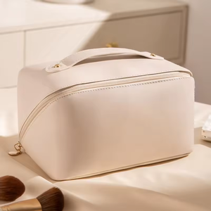 Custom Logo PU Makeup <b>Bag</b> Cosmetic Travel Toiletry <b>Bag</b> Waterproof Portable Beauty Organizer Pouch for Women Promotional Gift - Product Image 4