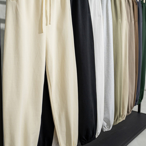Sports High Quality Cotton Heavy Weight Men Sweat Pants Trousers Plain Fleece Men's Cotton <b>Oversized</b> <b>Joggers</b> Sweatpants - Product Image 6
