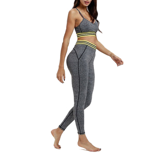 Ensemble de yoga personnalisé à faible MOQ pour femmes, best-seller, léger, couleur unie, vêtements de fitness pour femmes, ensemble de yoga en vente - Product Image 6