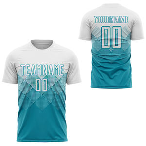 Camiseta de Fútbol Personalizada de Alta Calidad en Poliéster, Jersey con Impresión por Transferencia de Calor, Corte Automatizado, MOQ Bajo - Product Image 6