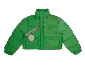 Factory Manufacture Latest Design Warm Winter Women <b>Puffer</b> <b>Jacket</b> New Arrival Winter Padded <b>Crop</b> Down <b>Jacket</b> With Bag - Product Image 5