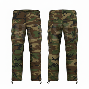 Factory Direct Whole Sale OEM ODM <b>Camouflage</b> <b>Cargo</b> Pants Men Outdoor Casual Work Trousers Adjustable Waist Printed Long Pants - Product Image 5