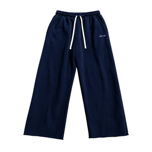 Pantalones Deportivos Personalizados con Logotipo para Hombre, Cintura Elástica con Cordón, Pierna Ancha, Estampado de Letras, Corte Holgado - Product Image 6