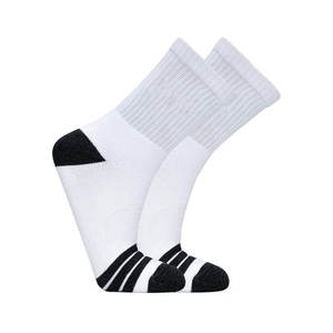 Soft Spandex/Nylon Crew Cricket <b>Socks</b> Cushioned Sole Anti-Slip Long Lasting Comfort Autumn <b>Games</b> Customizable Youth Bottom Logo - Product Image 5