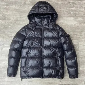 High Quality Padded Warm Coats Detachable Hood <b>Winter</b> Men Stand <b>Waterproof</b> Reversible Puffer <b>Jacket</b> Customize Logo Design - Product Image 6