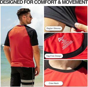 Camiseta de Protección Solar para Hombre de Secado Rápido con Logotipo Personalizado, Camiseta de Protección Solar para Natación con Estampado Digital - Product Image 5