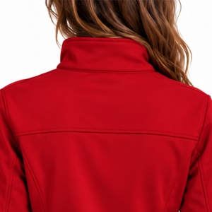<b>Women</b>’s Softshell Full Zip <b>Jacket</b> Regular Fit Adjustable Hood Fit Clean Modern Style <b>Lightweight</b> Outdoor Comfort Fit Softshell - Product Image 5