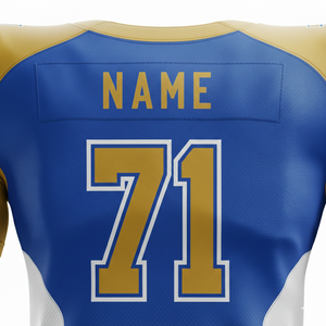 Uniforme de football américain style Pro 2026 unisexe à manches courtes, maillot d'équipe personnalisé avec logo et couleur, imprimé, respirant, OEM ODM - Product Image 4