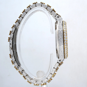 Reloj de Diamantes VVS de Alta Calidad, Nuevo, con Diamantes Cultivados en Laboratorio, Joyería de Moda, Reloj con Incrustaciones de Diamantes - Product Image 6