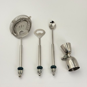 ชุดอุปกรณ์บาร์สแตนเลสสตีลสุดพิเศษ เป็นมิตรกับสิ่งแวดล้อม ดีไซน์ทันสมัย สำหรับตกแต่งบาร์ มอบอุปกรณ์เสริมที่ใช้งานได้จริง แข็งแรงทนทาน - Product Image 5