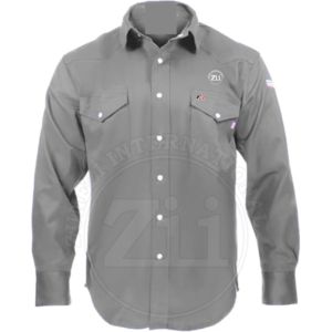 Camisas y Chaquetas Resistentes al Fuego para Soldadura, de Algodón NFPA2112 CAT2 FR, 7.5oz, Repelentes al Agua, Resistentes al Calor de 300-500C, con Paquete de Respirador - Product Image 1