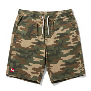 Nouvelle Arrivée Shorts d'été unisexe couleur unie, shorts de survêtement pastel, shorts streetwear vintage délavés et usés pour la marque - Product Image 1