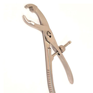 Pince orthopédique de maintien osseux 7,5 pouces, auto-centrante à verrouillage par cliquet, en acier inoxydable, pour réduction osseuse manuelle - Product Image 2