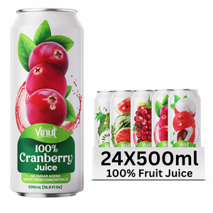 Jus aromatisé 100% avec pulpe, sans sucre, saveurs variées, 500 ml, OEM/ODM disponible, marque privée, prix d'usine - Product Image 1