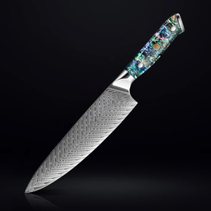 Cuchillo de Cocina de Acero de Damasco, Hecho a Mano, Hoja de Calidad Profesional con Mango Ergonómico para Uso Diario - Product Image 4
