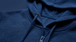 Premium Men's <b>Zip</b> Up Hoodie Soft Textured <b>Hooded</b> Sweatshirt Long Sleeve Casual Outerwear for All Seasons - Product Image 5