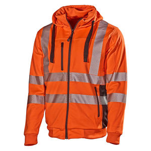 Chaqueta con Capucha de Seguridad Reflectante 3M de Alta Calidad para Hombre, 100% Algodón, Manga Larga, Ropa de Trabajo, Bordada, Impermeable para Otoño - Product Image 5