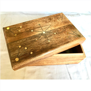Custom <b>Large</b> Wooden <b>Box</b> for Packaging Decorative Treasure Chest with Hinged Lid Antique Wood Storage <b>Box</b> for Jewelry & Gifts - Product Image 4