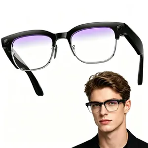 Gafas Inteligentes W630 con Cámara, Grabación <span class=keywords><strong>de</strong></span> Video 4K HD, Resistentes al Agua IP65, Carga Magnética, 12 Horas <span class=keywords><strong>de</strong></span> Reproducción, Traducción IA en Tiempo Real - Product Image 1