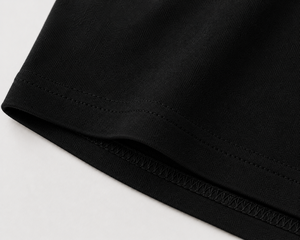 T-shirt surdimensionné noir personnalisé en coton épais 100% – Fabricant pakistanais, marque privée, streetwear, écologique, anti-plis - Product Image 6
