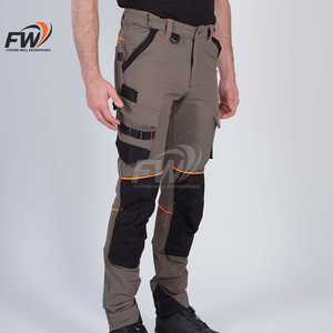 Pantalones de Trabajo Casuales de Alta Calidad para Hombre, Elásticos, Reflectantes, Ropa de Trabajo para Construcción - Product Image 3