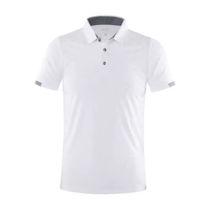 Camiseta de Hombre Personalizada con Cuello Alto Estilo Urbano, Manga Corta, Poliéster/Algodón, Secado Rápido y Transpirable - Product Image 4