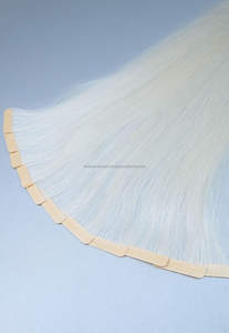 Extensions de cheveux naturels vierges Remy vietnamiens de luxe 2026, couleur blond naturel, à bandes adhésives - Product Image 4