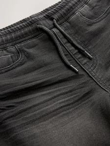 Jeans en denim pour homme à jambe large, coupe ample, écologiques, avec logo personnalisé au dos - Haute qualité, fabrication OEM en gros - Product Image 3