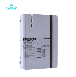 Libreta de Bolsillo Sworld al por Mayor, Tapa Dura de PP, Hojas Sueltas Recargables, Páginas Interiores con Puntos, Organizador Multifuncional - Product Image 2